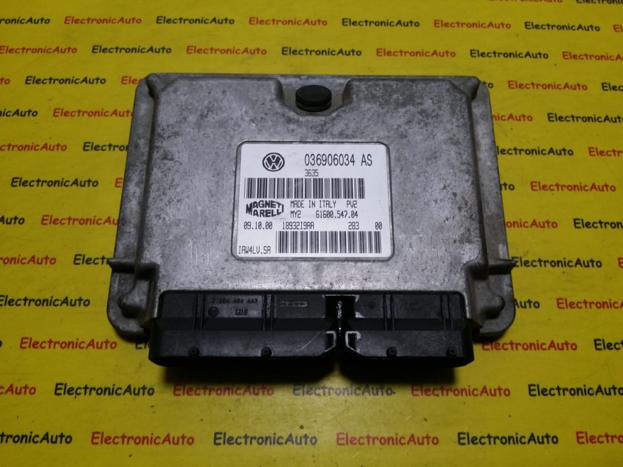 ECU Calculator Motor Vw Lupo, 036906034AS, IAW4LVSA