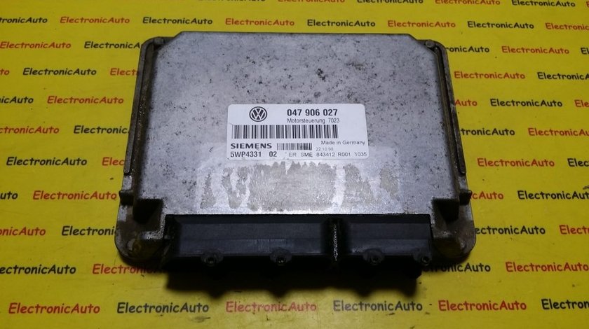 ECU Calculator motor VW Lupo 1.0 047906027, 5WP433102