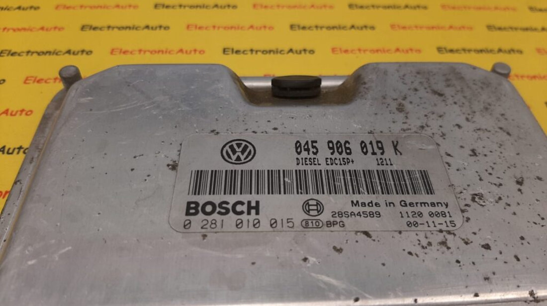 ECU Calculator motor VW Lupo 1.2TDI 045906019K, 0281010015
