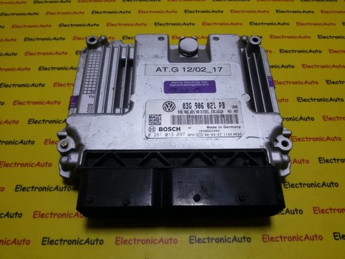 ECU Calculator motor VW Passat, 0281013897, 03G906021PB,
