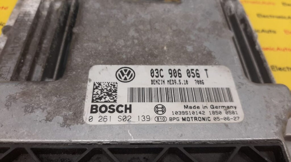 ECU Calculator motor VW Passat 1.6 03C906056T, 0261S02139