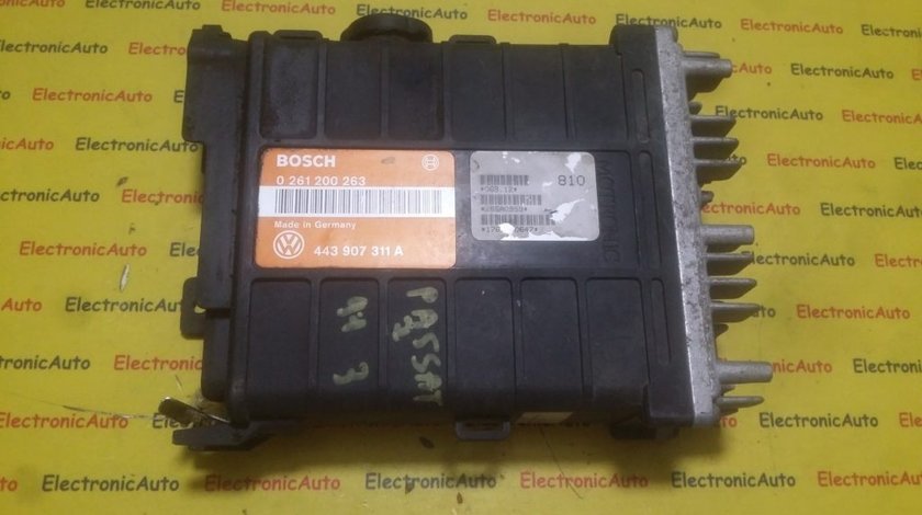 ECU Calculator motor VW Passat 1.8 0261200263, 443907311A