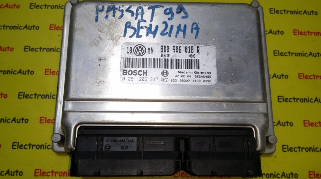 ECU Calculator motor VW Passat 1.8 0261206317