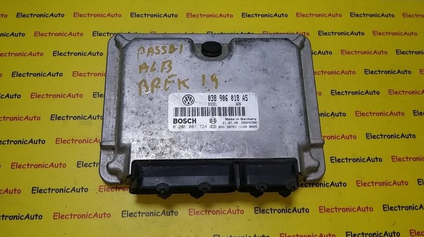 ECU Calculator motor VW Passat 1.9 tdi 0281001724, 038906018AS