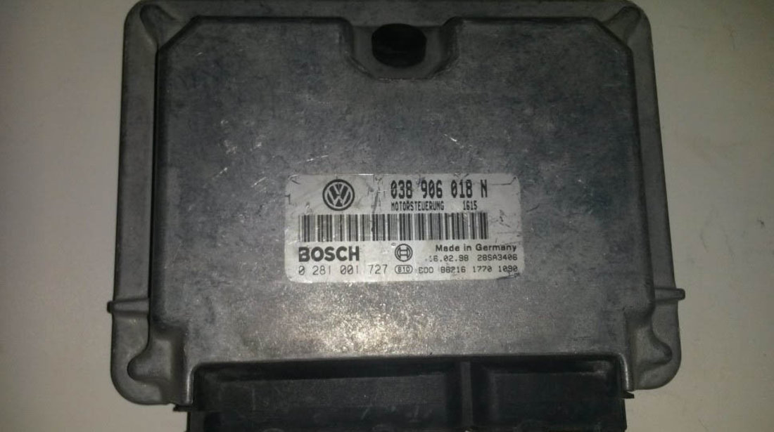 ECU Calculator motor VW Passat 1.9 tdi 0281001727, 038906018N