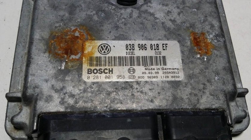 ECU Calculator motor VW Passat 1, 9 TDI, 0281001958 038906018EF