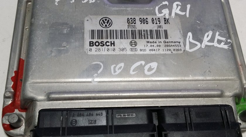 ECU Calculator motor VW Passat 1.9 tdi 0281010305, 038906019BK