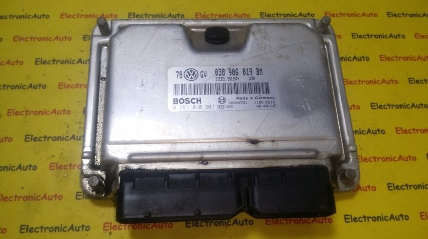 ECU Calculator motor VW Passat 1.9 tdi 0281010307, 038906019BM