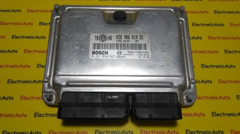 ECU Calculator motor VW Passat 1.9 tdi 0281010667, 038906019EK