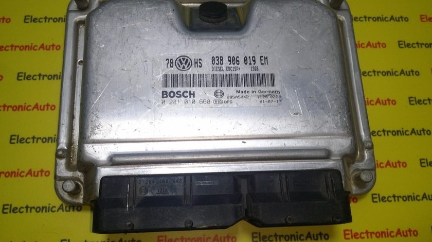 ECU Calculator motor VW Passat 1.9 tdi 0281010668 EDC15P