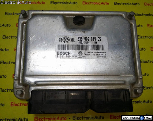 ECU Calculator motor VW Passat 1.9 tdi 0281010940, 038906019GS,