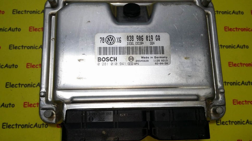 ECU Calculator motor VW Passat 1.9 tdi 0281010941 038906019GQ