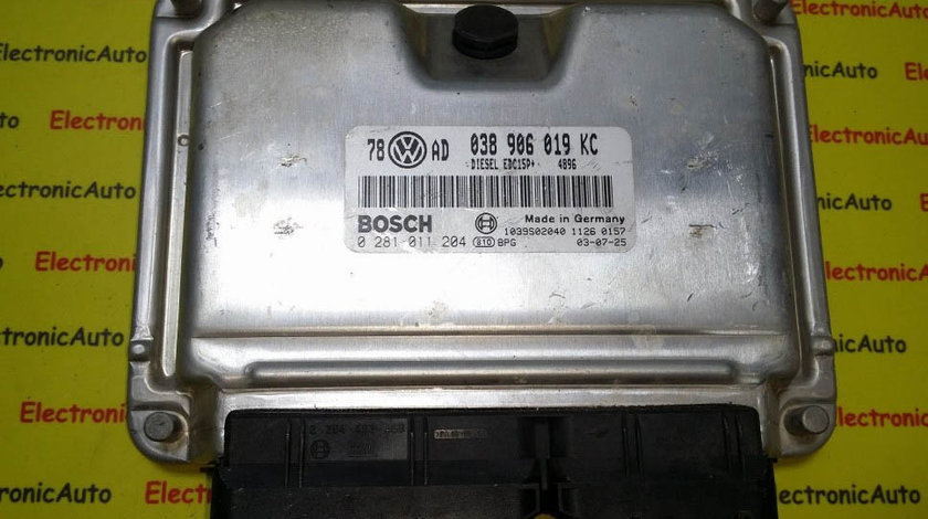 ECU Calculator motor VW Passat 1.9 tdi 0281011204 038906019KC