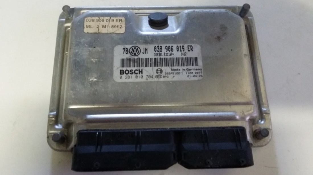 ECU Calculator motor VW Passat 1.9 tdi, 038906019ER, 0281010704,