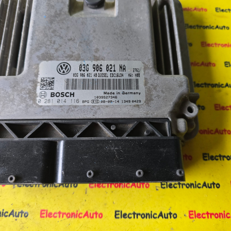 ECU Calculator motor VW Passat 1.9 tdi, 03G906021NA, 0281014116,