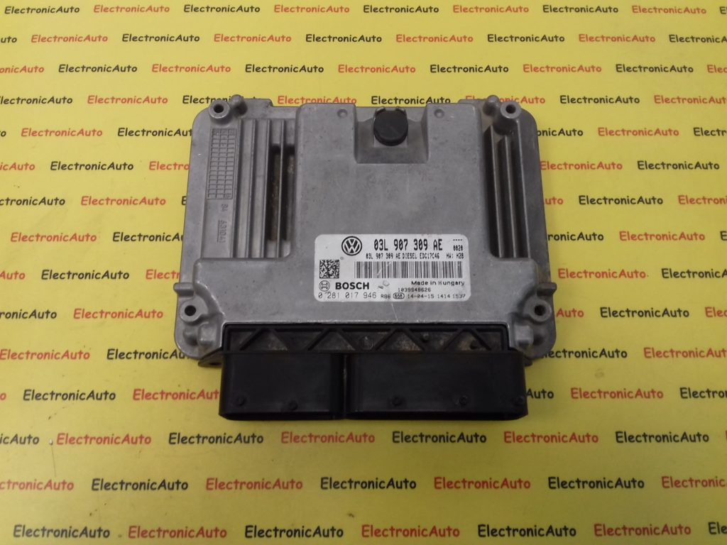 ECU Calculator Motor Vw Passat 2.0 TDI, 03L907309AE, 0281017946,