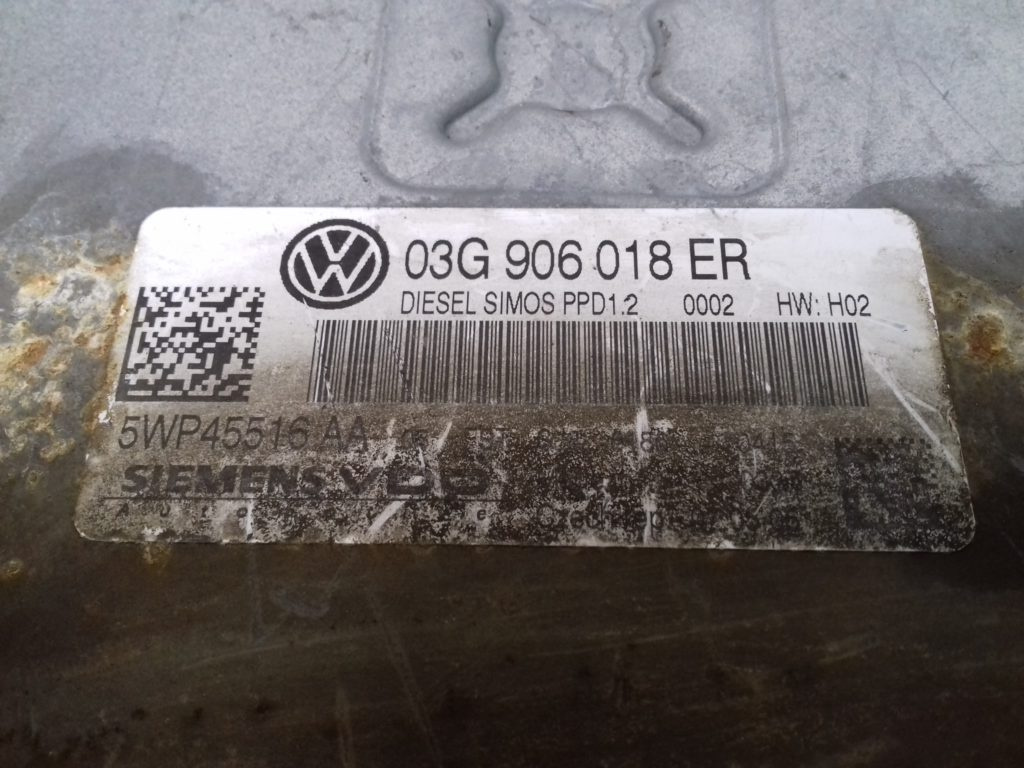 ECU Calculator Motor Vw Passat 2.0 TDI, 03G906018ER, 5WP45516AA