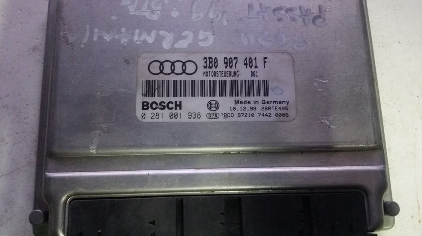 ECU Calculator motor VW Passat 2.5TDI 0281001938