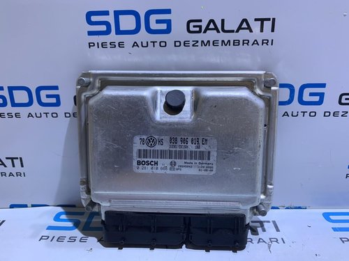 ECU / Calculator Motor VW Passat B5.5 1.9 TDI 74 KW 101 CP AVB 2001 - 2005 Cod: 038906019EM / 038 90...