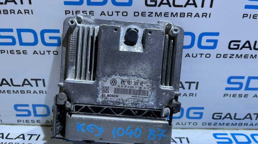 ECU Calculator Motor VW Passat B7 2.0 TDI CFF CFFB 2010 - 2015 Cod 03L907309AE 0281017946 [M3853]