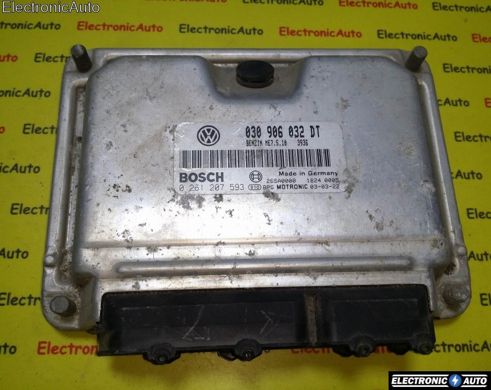 ECU Calculator motor Vw Polo 0261207593, 030906032DT