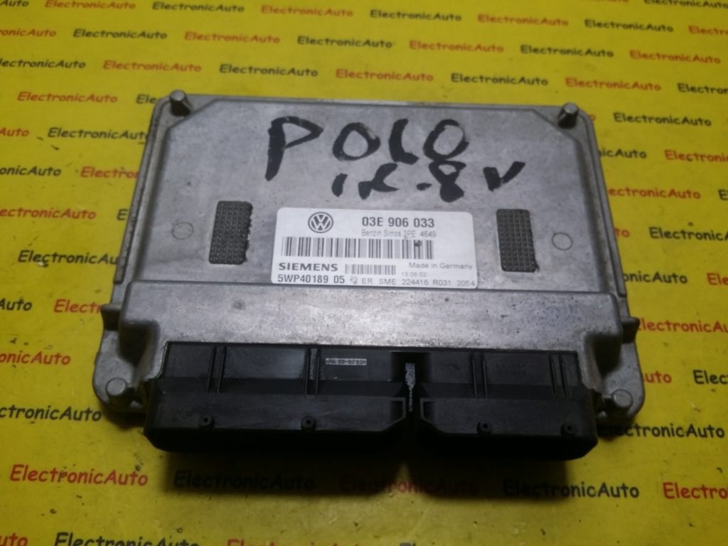 ECU Calculator motor VW Polo 03E906033, 5WP4018905
