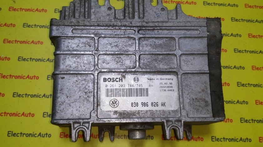 ECU Calculator motor VW Polo 1.0 0261203744/745, 030906026AK