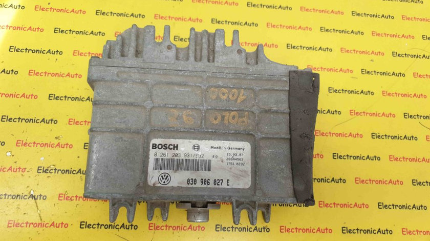 ECU Calculator MOTOR VW POLO 1.0 AER 030906027E 0261203931/932