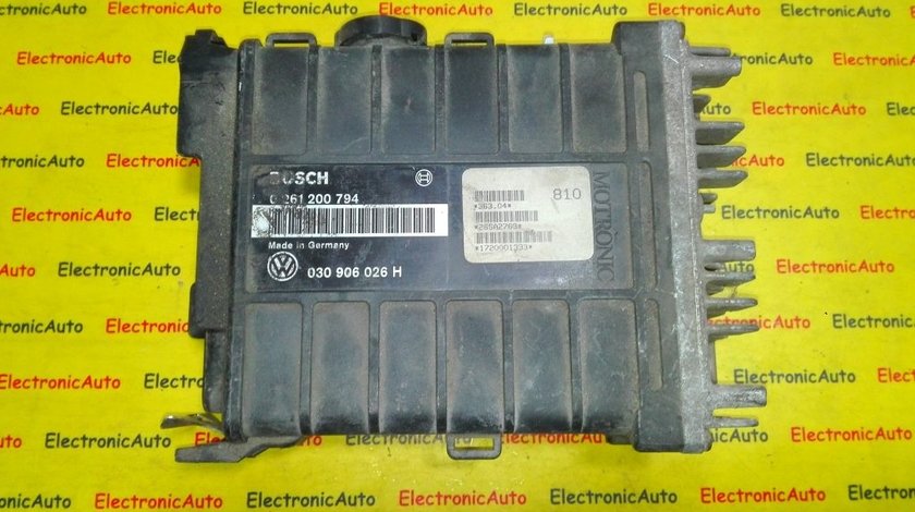 ECU Calculator motor VW Polo 1.3 0261200794