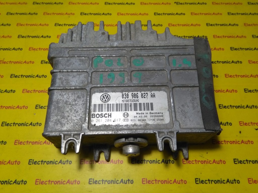 ECU Calculator motor VW Polo 1.4 0261204617, 030906027AA