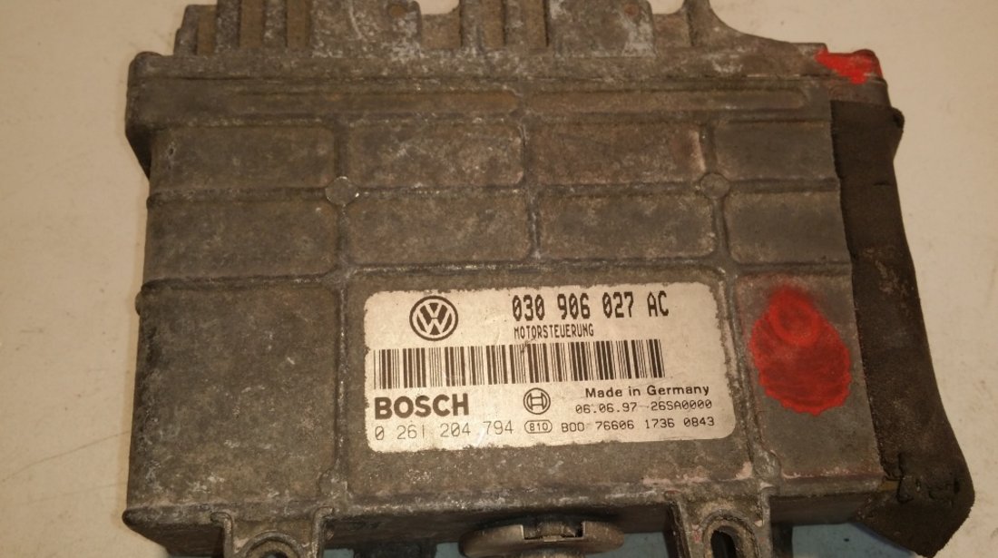 ECU Calculator motor VW Polo 1,4 030906027AC 0261204794