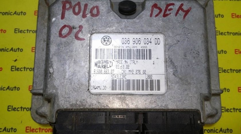 ECU Calculator motor VW Polo 1.4 036906034DD