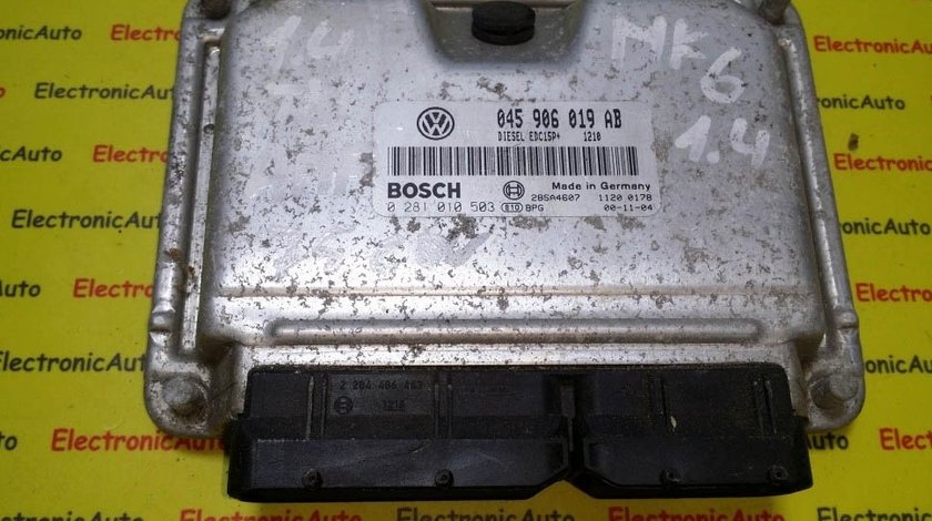 ECU Calculator motor VW Polo 1.4TDI 0281010503, 045906019AB