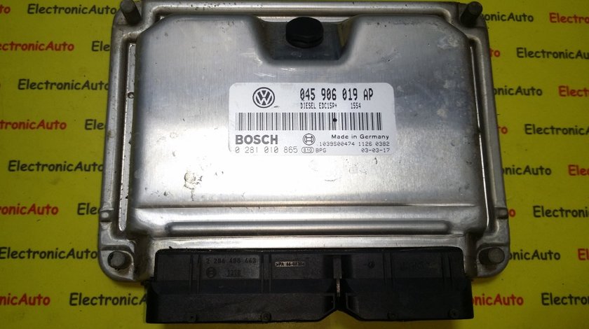 ECU Calculator motor VW Polo 1.4TDI 0281010865 045906019AP