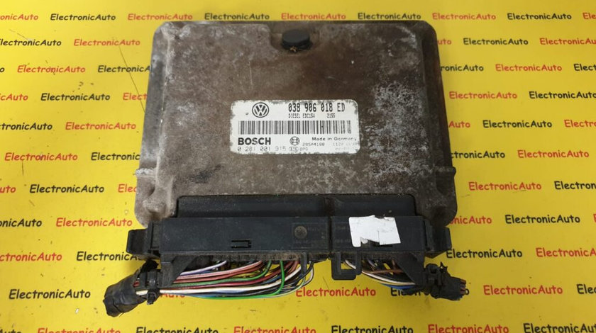 ECU Calculator motor VW Polo 1.9 TDI 90CV 0281001915 038906018ED