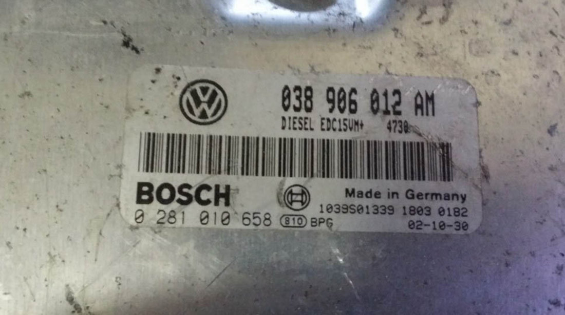 ECU Calculator motor VW Polo 1.9SDI 0281010658 EDC15VM+ASY~