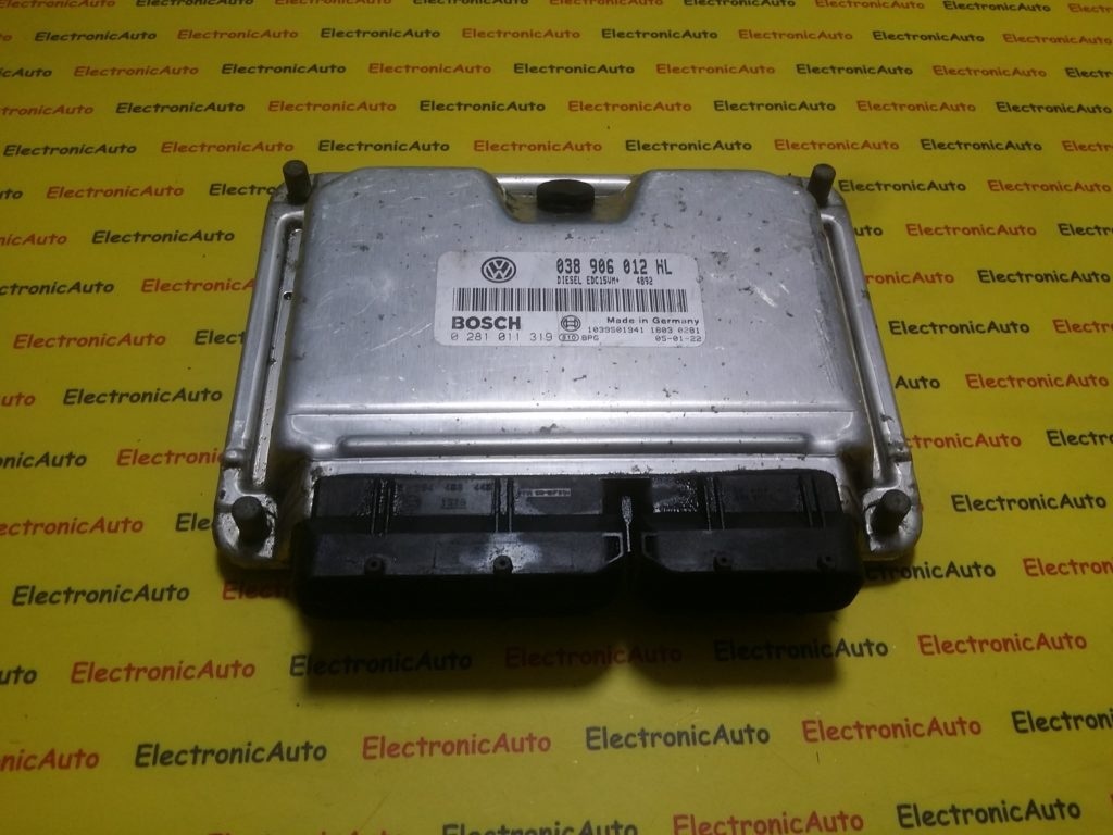 ECU Calculator motor VW Polo 1.9SDI 0281011319, 038906012HL