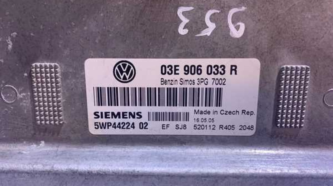 ECU Calculator Motor VW Polo 9N 1.2 BME 2002 - 2008 Cod 03E906033R 5WP4422402 5WP44224