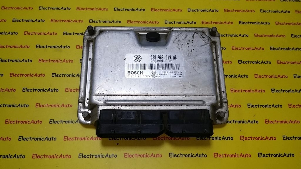 ECU Calculator motor VW Sharan 1.9 tdi 0281001865, 038906019AB