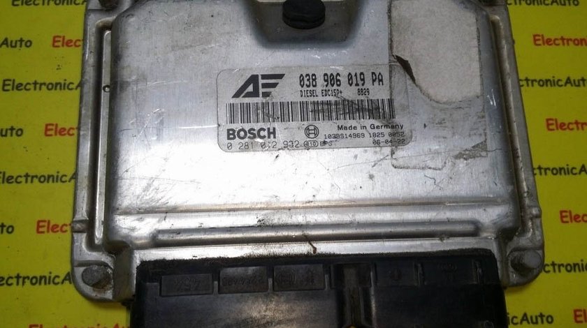 ECU Calculator motor VW Sharan 1.9 tdi 0281012932, 038906019PA