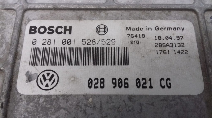 ECU Calculator Motor Vw Sharan 1.9 TDI, 028906021CG, 0281001528/529