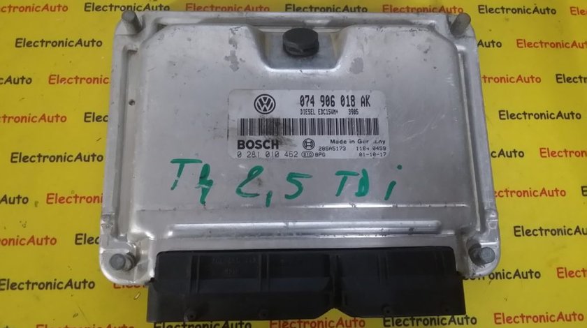 ECU Calculator Motor Vw T4 2.5 tdi, 0281010462, 074906018AK