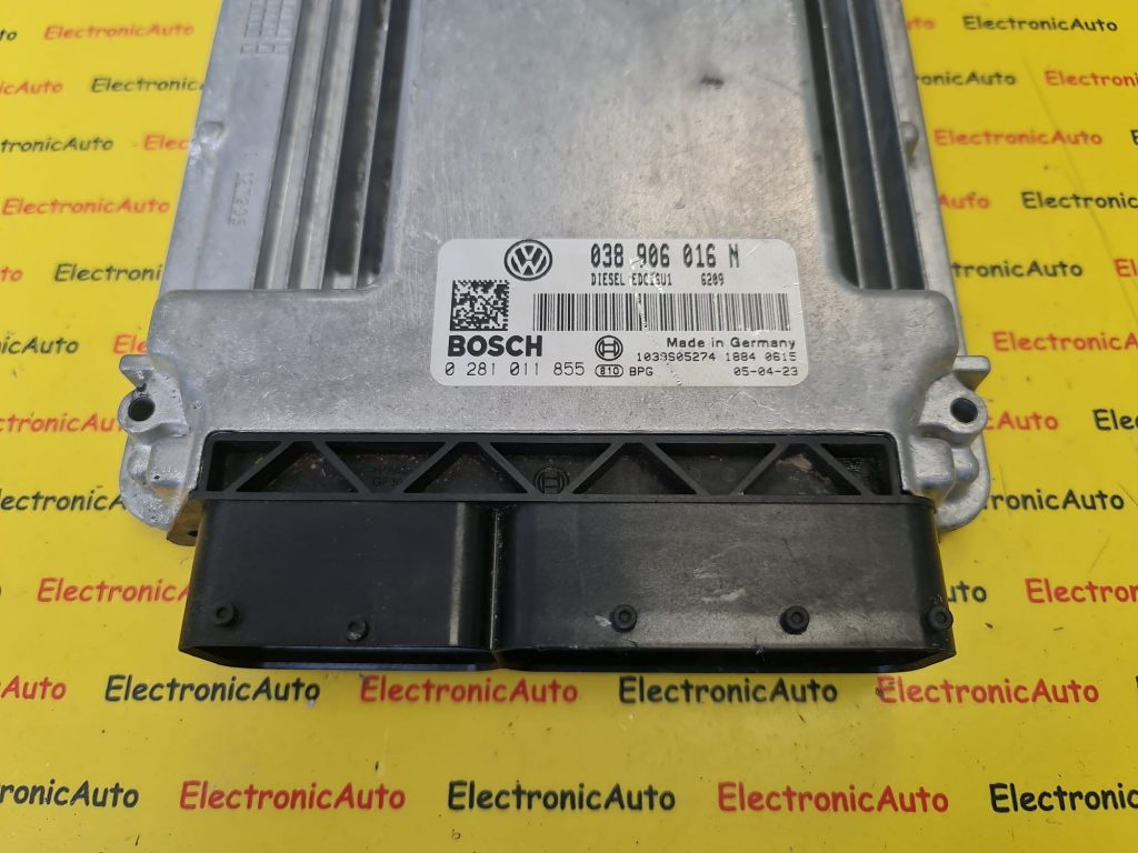 ECU Calculator motor VW T5 1.9 tdi, 0281011855, 038906016N,