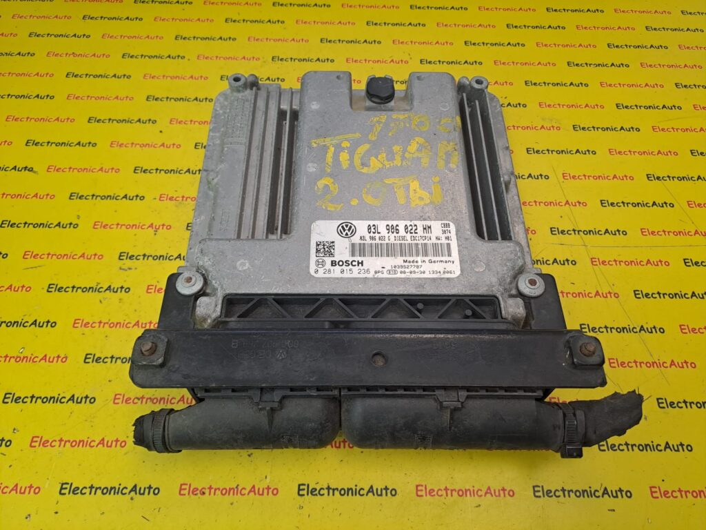 ECU Calculator motor VW TIGUAN, 03L906022HM, 0281015236, 03L906022G,