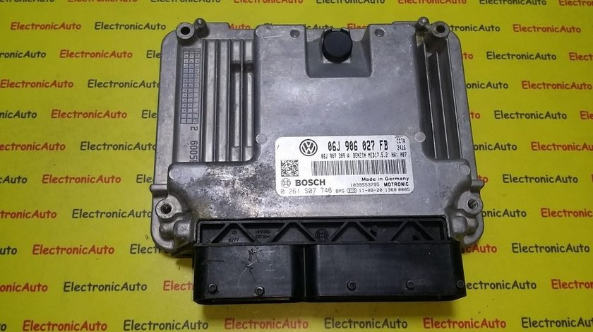 ECU Calculator motor VW Tiguan 2.0TSI 0261S07746, 06J906027FB