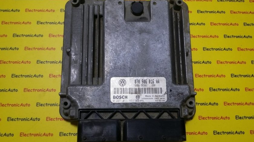 ECU Calculator motor VW Touareg 0281011481, 070906016AA