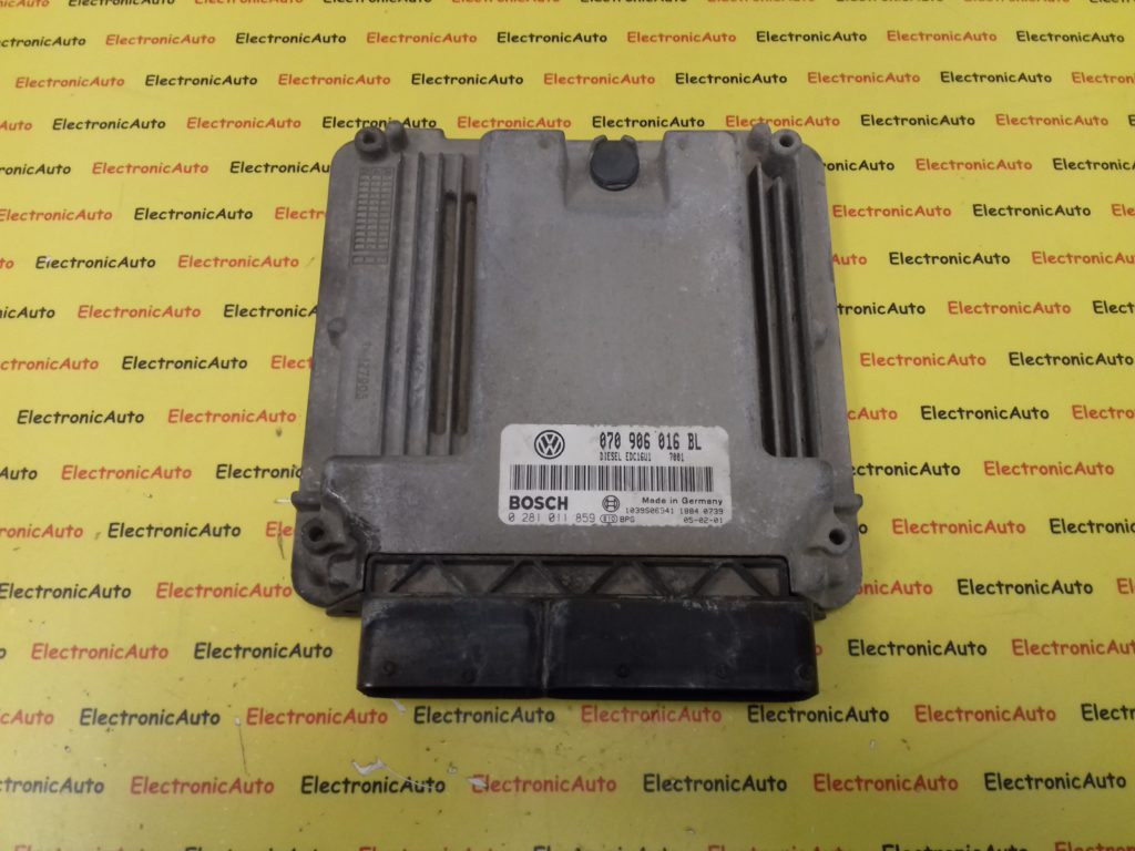 ECU Calculator Motor Vw Touareg 2.5 tdi, 0281011859, 070906016BL,