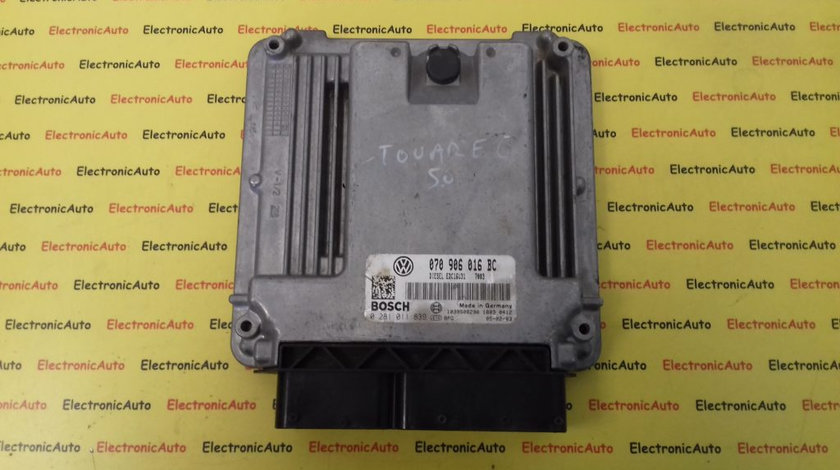 ECU Calculator Motor Vw Touareg 5.0 TDI, 0281011839, 070906016BC