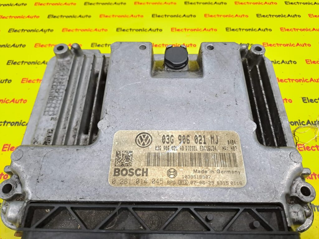 ECU Calculator motor VW Touran 03G906021MJ, 0281014045,