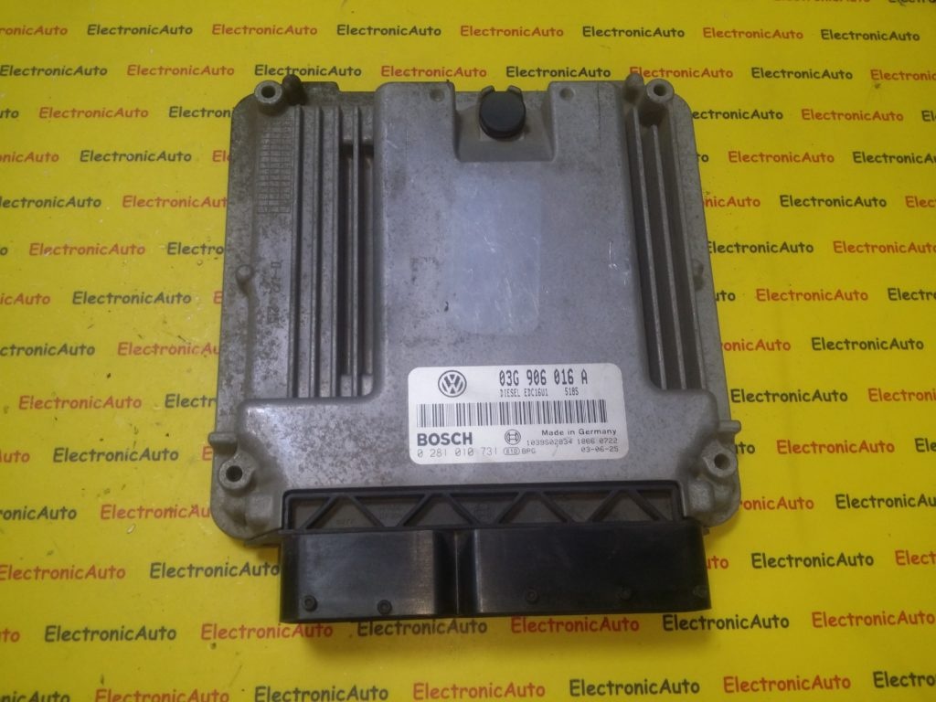 ECU Calculator motor VW Touran 1.9 tdi, 0281010731, 03G906016A,